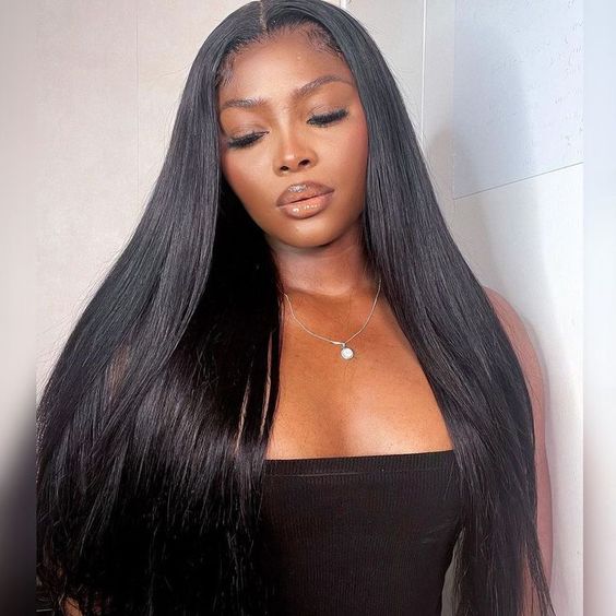 Extra 60% OFF | Long Straight 13x6 HD Transparent Lace Frontal Wig-Flash Sale