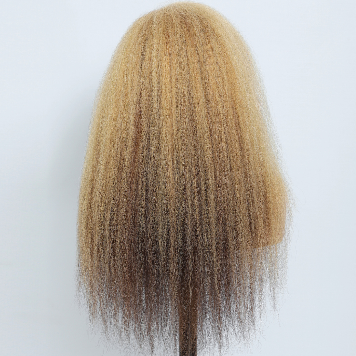 Ombre Bolnde Human Hair Kinky Straight 13x4/7x5 HD Lace Front Wig-Amanda Hair
