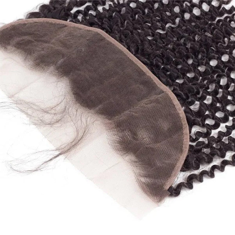 Amanda Kinky Curly 13*4 Lace Frontal 100% Remi Human Hair