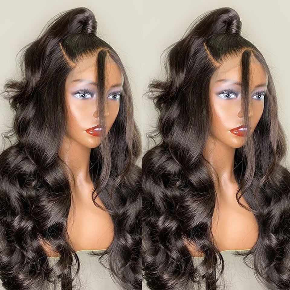 Weekend Flash Sale Body Wave Hair 13*4 HD Transparent Lace Front Wigs Body Wave Human Hair Glueless Frontal Wig For Women-Amanda Hair