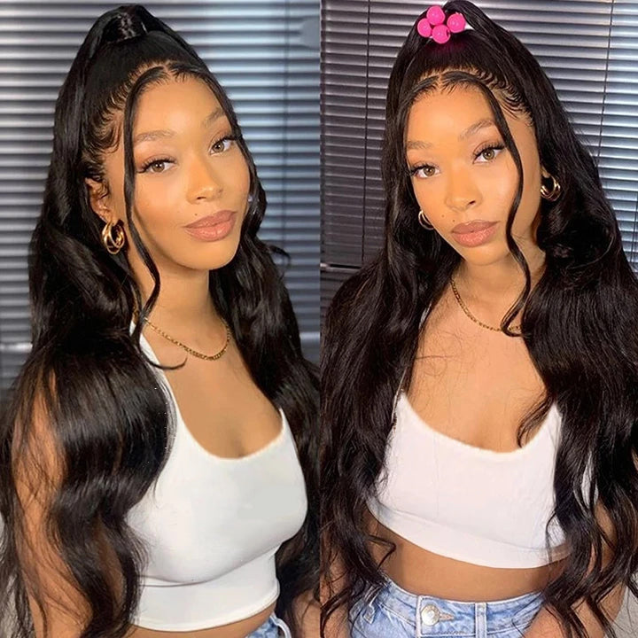 Flash Sale: Save $100, 48 Hour Only, Body Wave 13x4 Transparent Lace Frontal Wig Best Glueless HD Lace Wigs-Amanda Hair