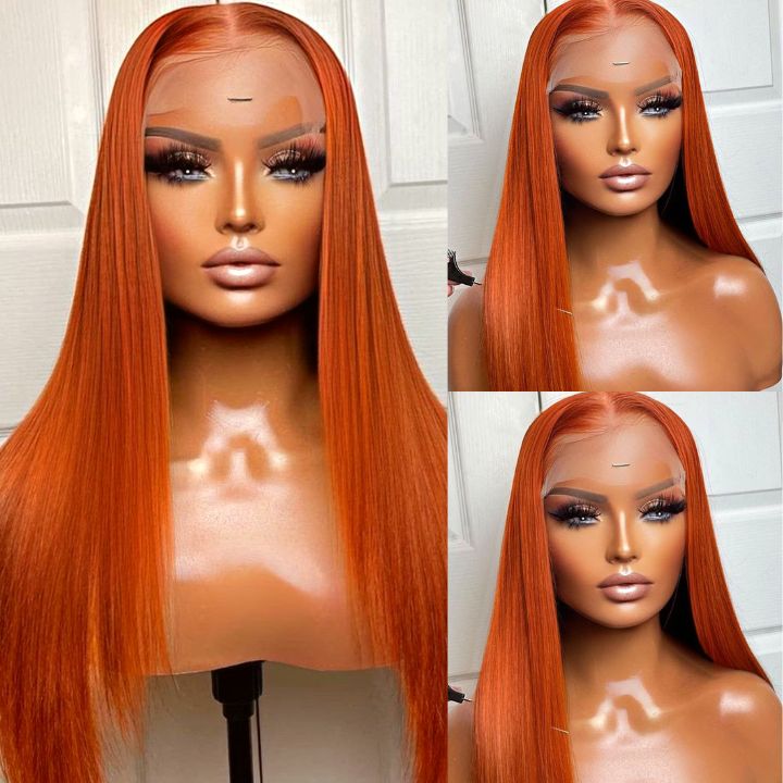Extra 38% Off Clearance Glueless Layered Haircut Lace Closure Straight Wigs Silky Human Hair Wigs Throw On & Go Workout Wigs