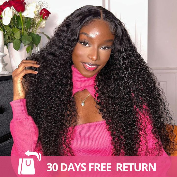 Extra 60% OFF | Deep Wave 13*6 HD Transparent Lace Front Wigs-Flash Sale
