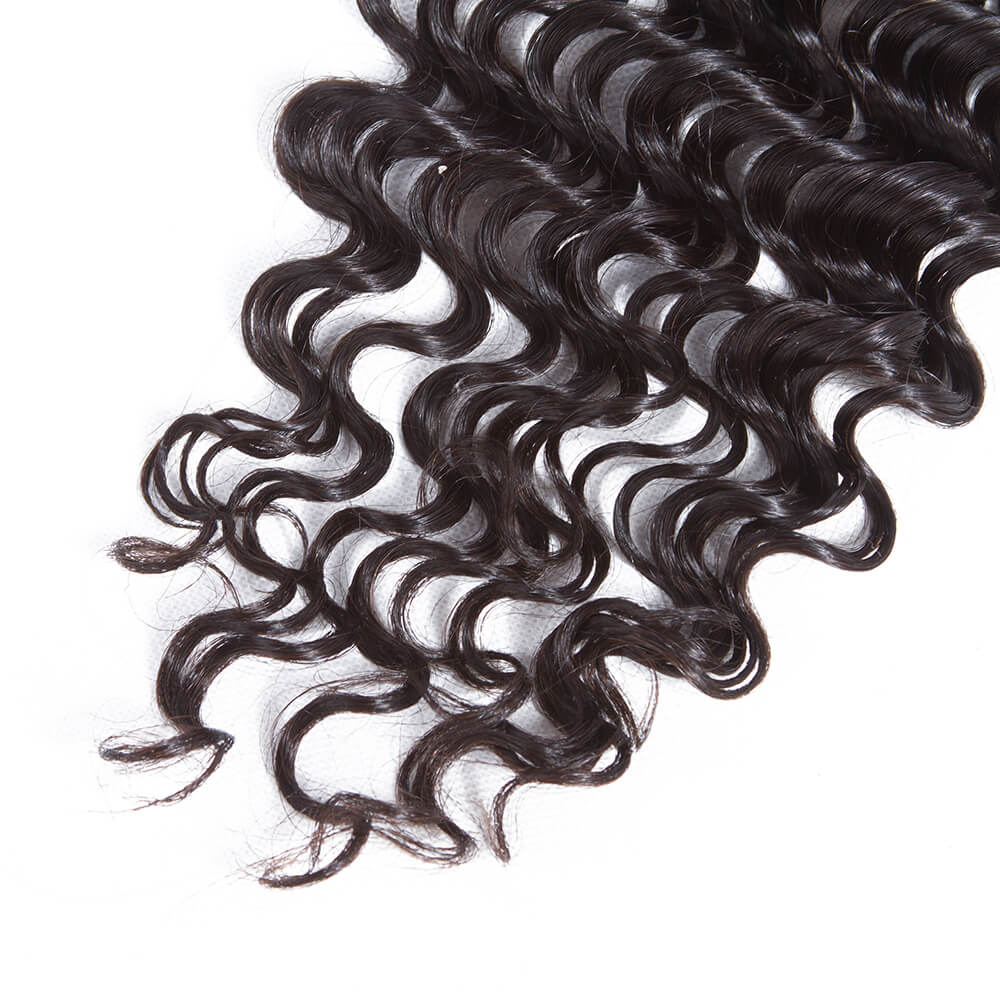 Amanda Deep Wave 4*4 Lace Closure 100% Remi Human Hair