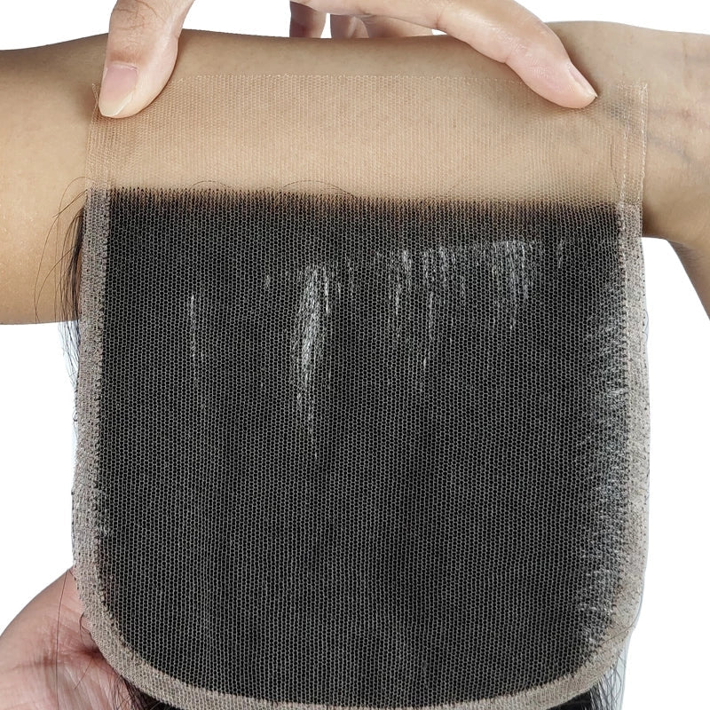 Deep Wave 5*5 Transparent Lace Closure 100% Remi Human Hair - Amanda Hair