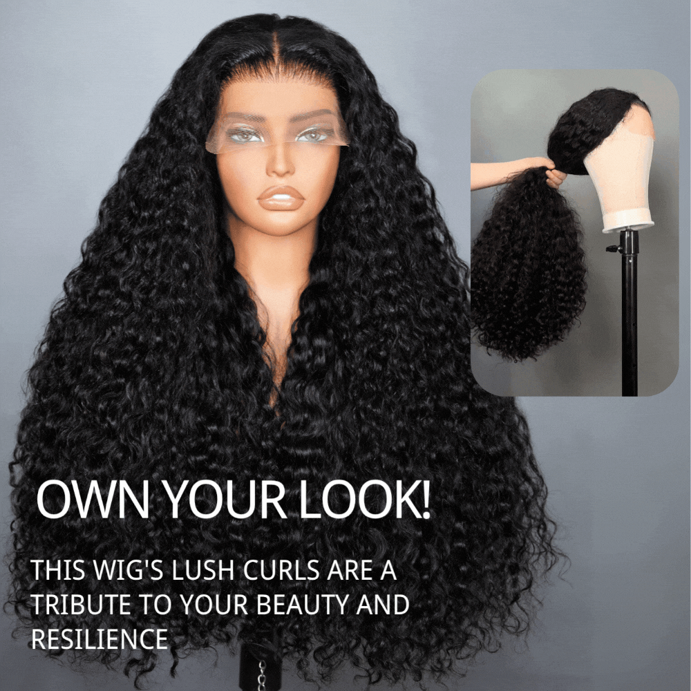 300% Density Luxury custom wigs Loose Wave Glueless  Lace Deep Wave Wigs Virgin Human Hair Transparent Lace Front Wig Super Double Drawn Level  - Amanda Hair
