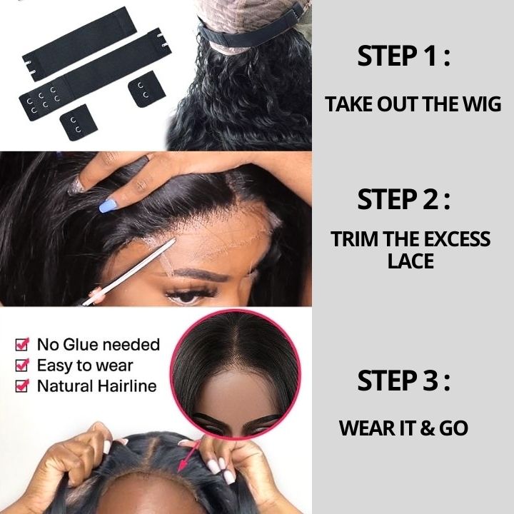 Flash Sale Buy 2 Get 1 Free Nature Wave 13*4 Frontal Wigs Pre Plucked Natural Hair Transparent Lace Wigs-Amanda Hair