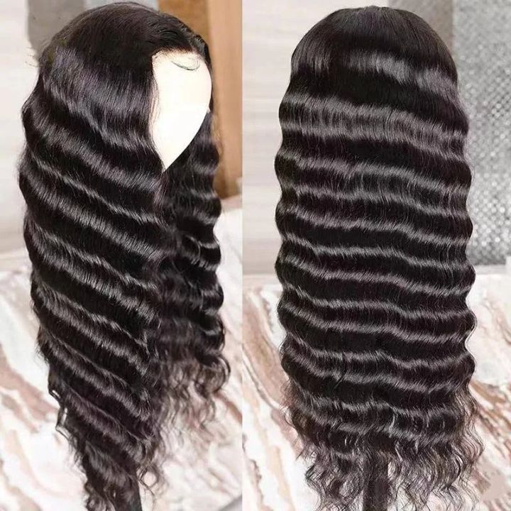 Flash Sale :Glueless Loose Deep Wave Wigs Virgin Human Hair 4*4/13*4 HD Lace Front Wig Pre Plucked Hairline - Amanda Hair