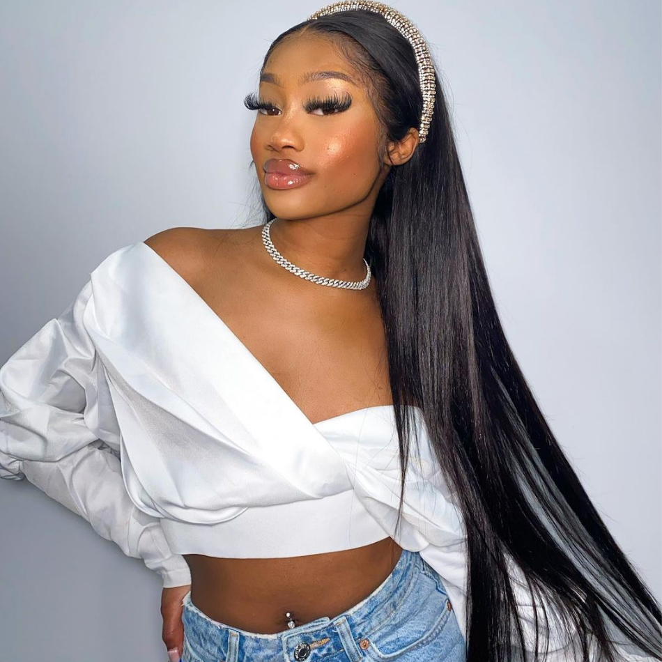 Straight Hair 13*6 HD Lace Front Wigs Pre Plucked Human Hair Lace Front Wig-Amanda Hair