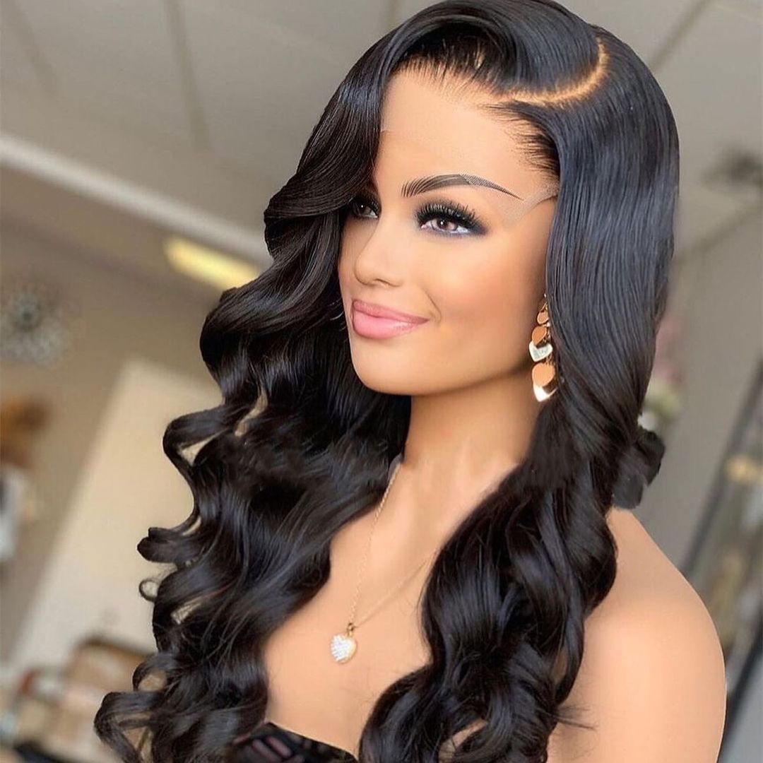 Body Wave 13x4 Transparent Lace Frontal Wig Best Glueless HD Lace Wigs-Amanda Hair