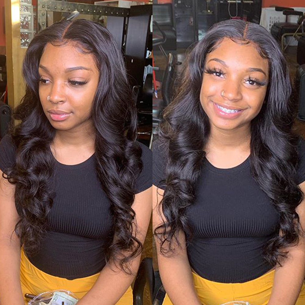 BOGO Free| Bouncy Body Wave 4*4 Lace Closure Wig Flash Sale