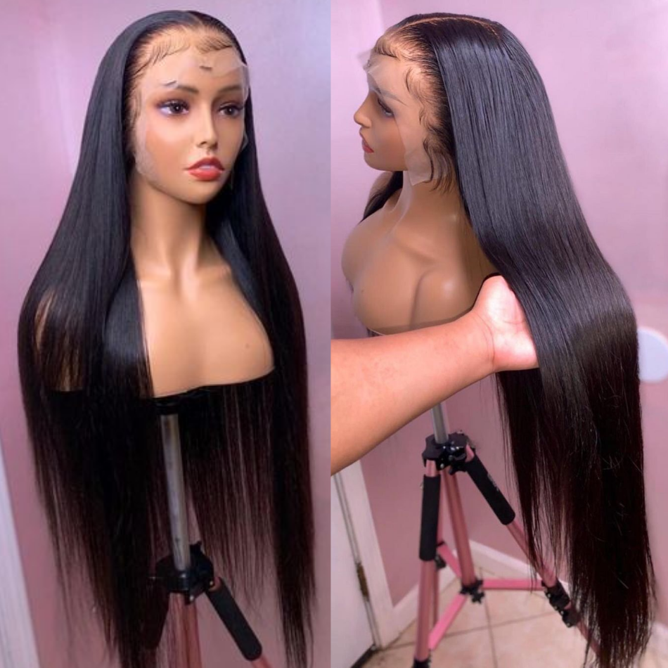 Extra 60% OFF | Long Straight 13x6 HD Transparent Lace Frontal Wig-Flash Sale