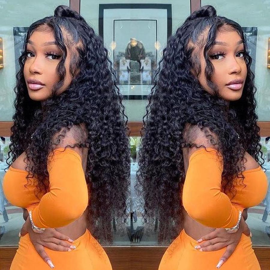 Flash Sale: Buy Deep Wave 13*6 Deep Parting HD Lace Wig, Get T Part 613 Bob Wig For Free