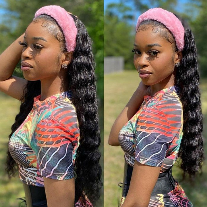 Stock Limited: Glueless Human Hair Headband Wigs,Choose Your Young Pattern! - Amanda Hair