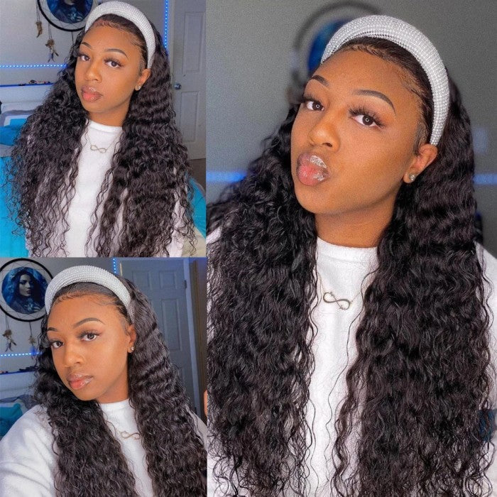 Stock Limited: Glueless Human Hair Headband Wigs,Choose Your Young Pattern! - Amanda Hair