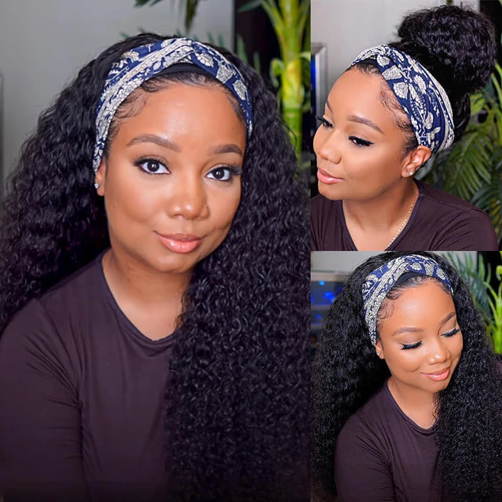 Stock Limited: Glueless Human Hair Headband Wigs,Choose Your Young Pattern! - Amanda Hair