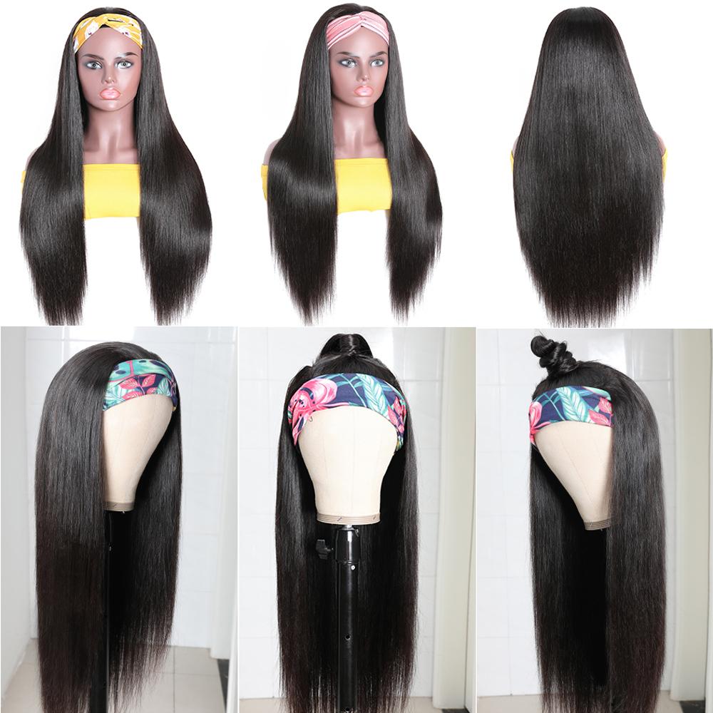Flash Sale: Buy 5*5 HD Lace Curly Hair Wig, Get 16" Straight Hair Headband Wig For Free