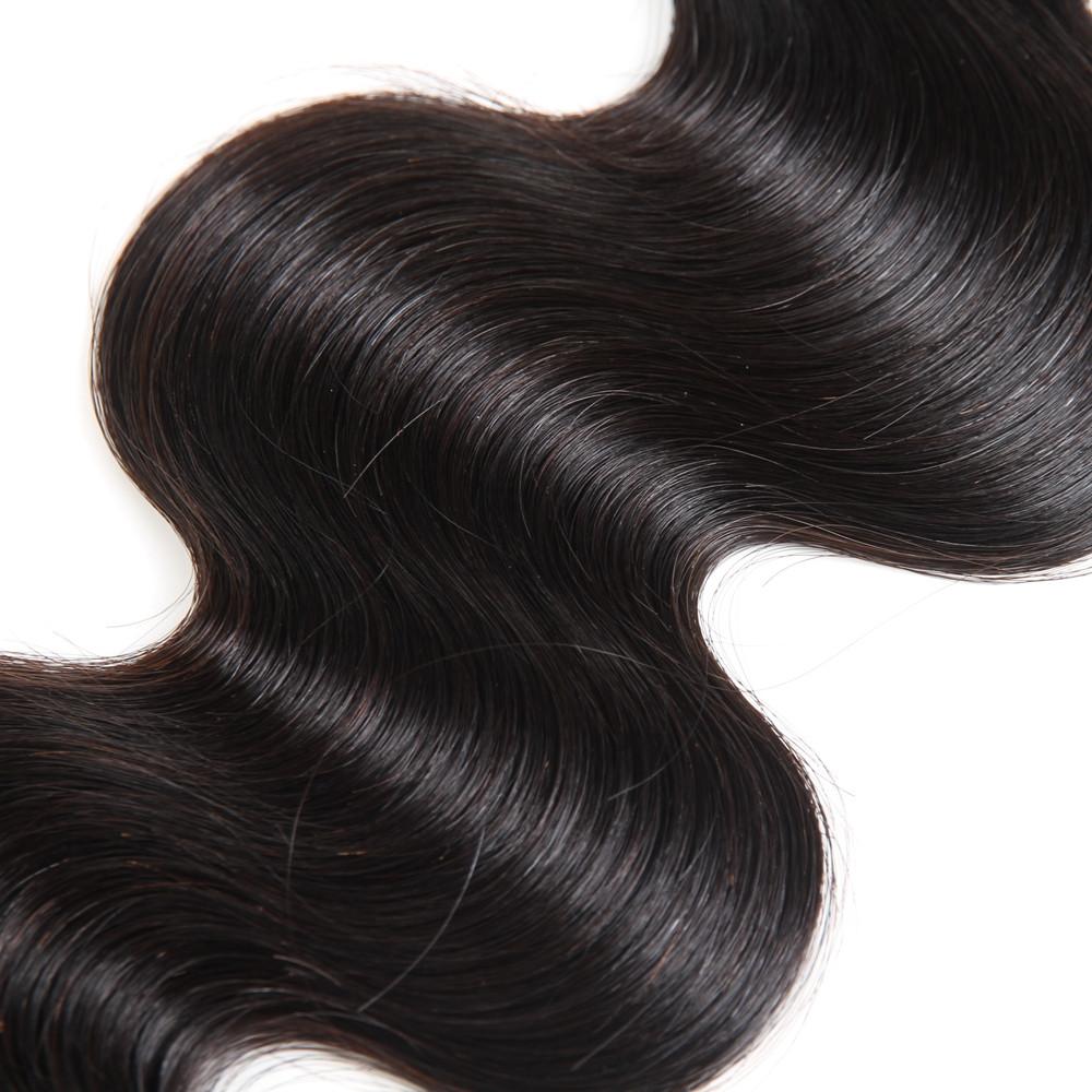 Body Wave Brazilian Hair 3 Bundles With 4*4 Lace Closure 10A Grade 100% Remi Human Hair - Amanda Hair