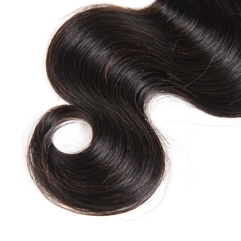 Body Wave 3 Bundles With 13*4 Frontal Weave Natural Color Brazilian 10A Grade 100% Remi Human Hair Sale - Amanda Hair