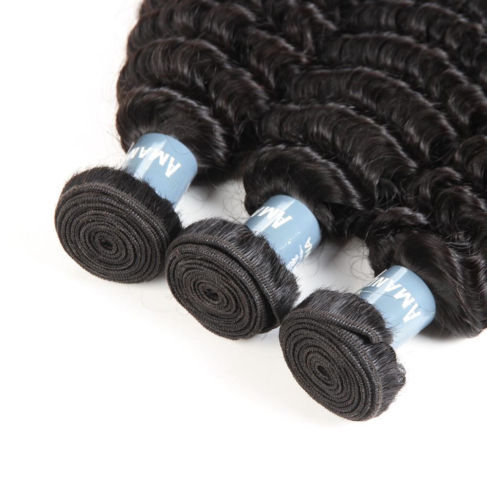 Kinky Curly Wave Hair Bundles 100% Human Virgin Hair Curly Wave Hair - Amanda Hair