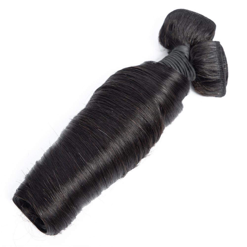 Human Hair Bundles High Quality Good Thickness Fumi Hair Spring Curl Super Double Drawn Hair Virgin Human Hair Bundles - Amanda Hair