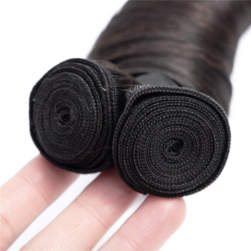 Human Hair Bundles High Quality Good Thickness Fumi Hair Spring Curl Super Double Drawn Hair Virgin Human Hair Bundles - Amanda Hair