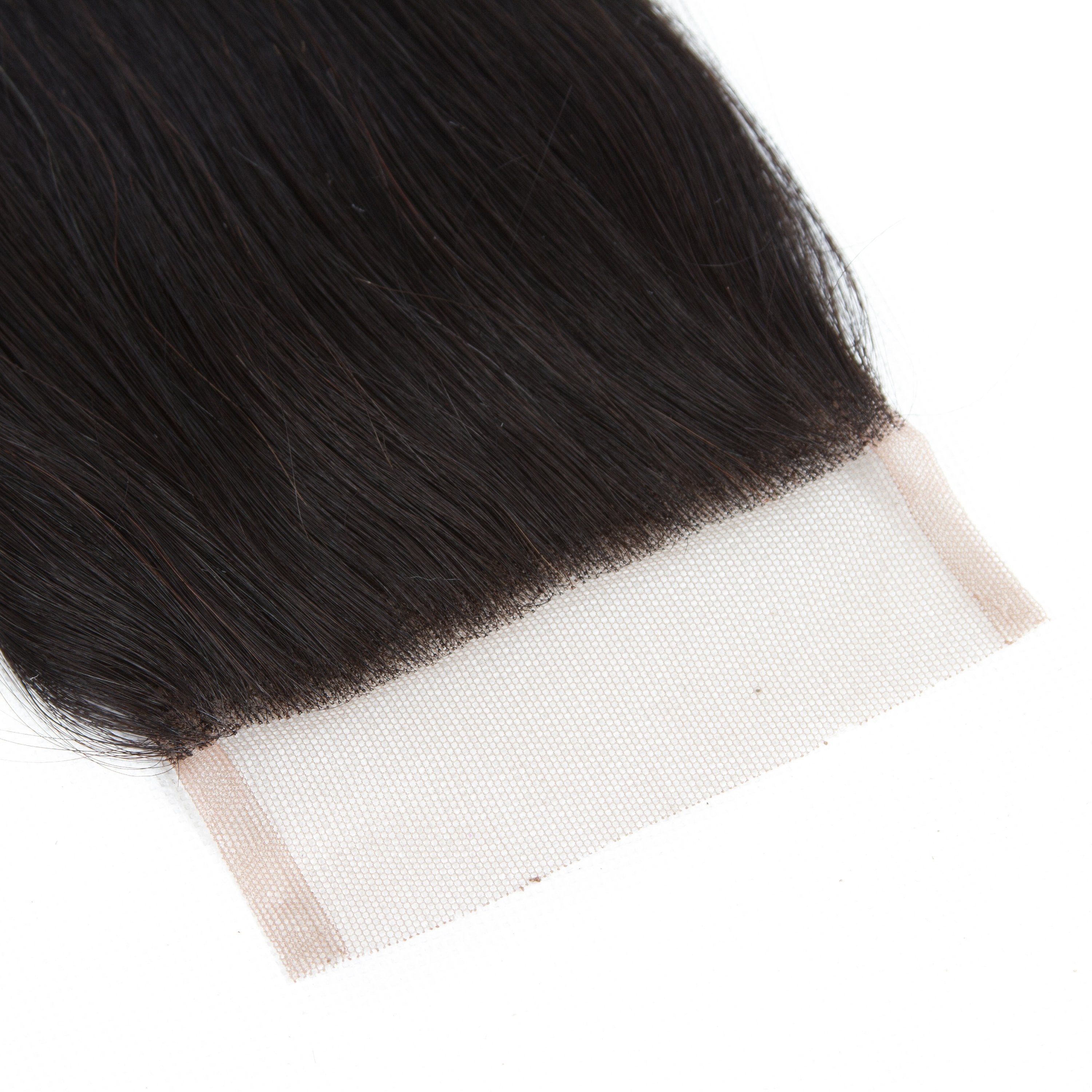 Brazilian Straight Hair 3 Bundles With 4*4 Lace Closure 9A Grade 100% Unprocessed Human Hair No Tangles - Amanda Hair