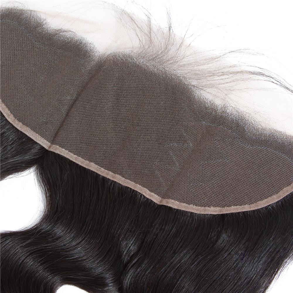 Amanda Peruvian Hair Body Wave 3 Bundles With 13*4 Lace Frontal 100% Unprocessed Human Hair