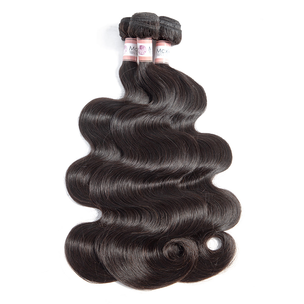 Amanda Peruvian Hair Body Wave 3 Bundles With 4*4 Lace Closure 10A Grade 100% Remi Human Hair