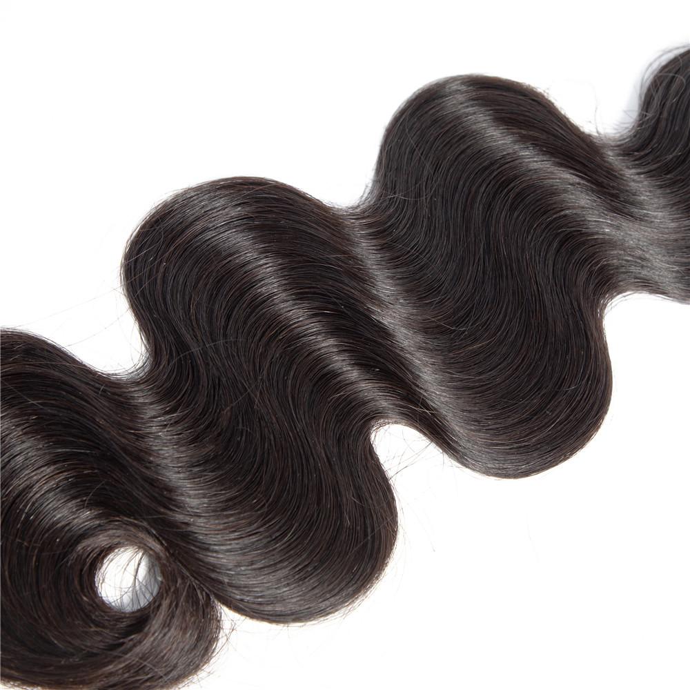 Amanda Peruvian Hair Body Wave 3 Bundles With 13*4 Lace Frontal 100% Unprocessed Human Hair
