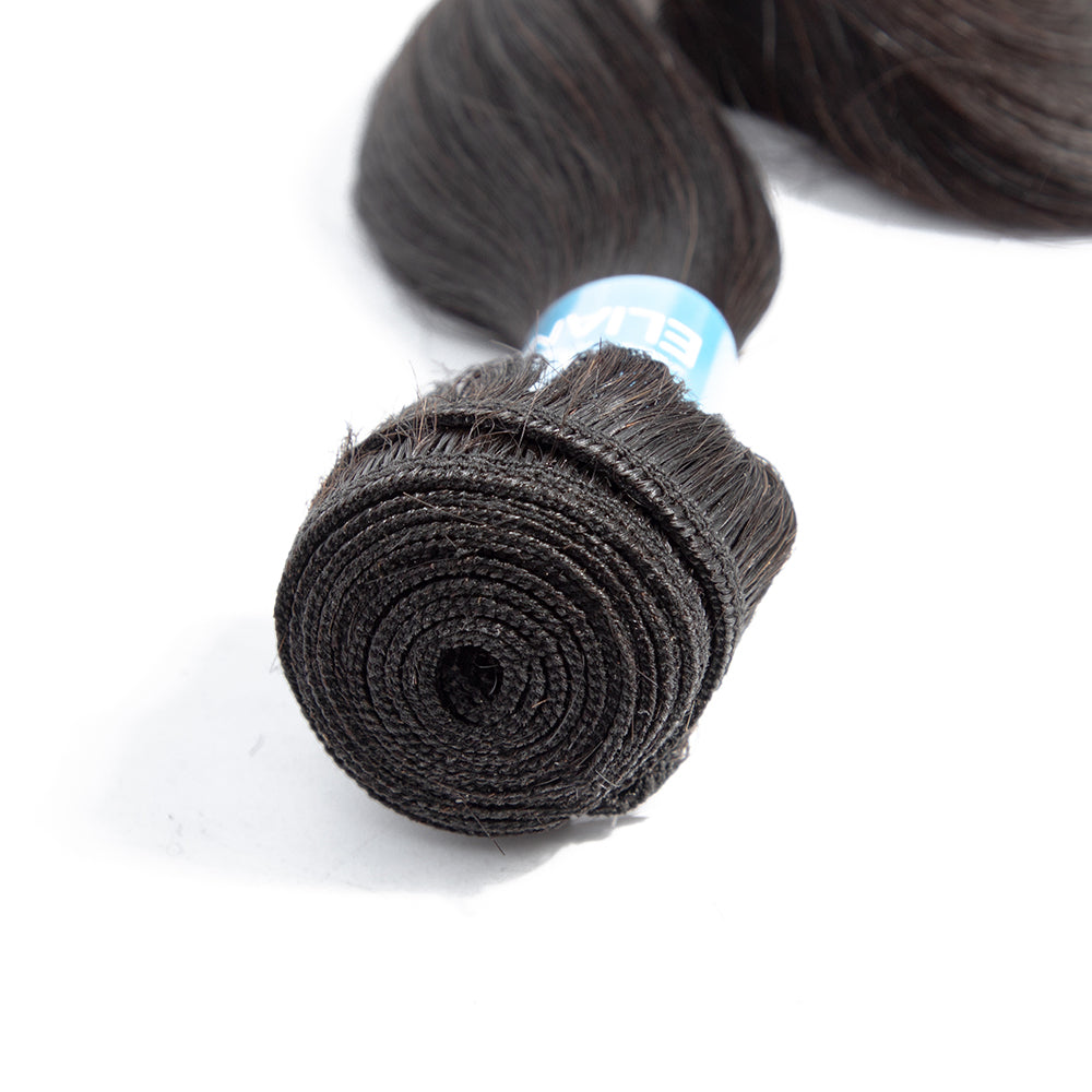 Amanda Peruvian Hair Body Wave 3 Bundles With 4*4 Lace Closure 9A Grade 100% Unprocessed Human Hair