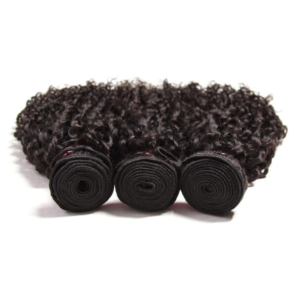 Kinky Curly 4 Bundles With 13*4 Lace Frontal 10A Grade Brazilian Hair 100% Remi Human Hair Soft Shiny Wave Hair - Amanda Hair