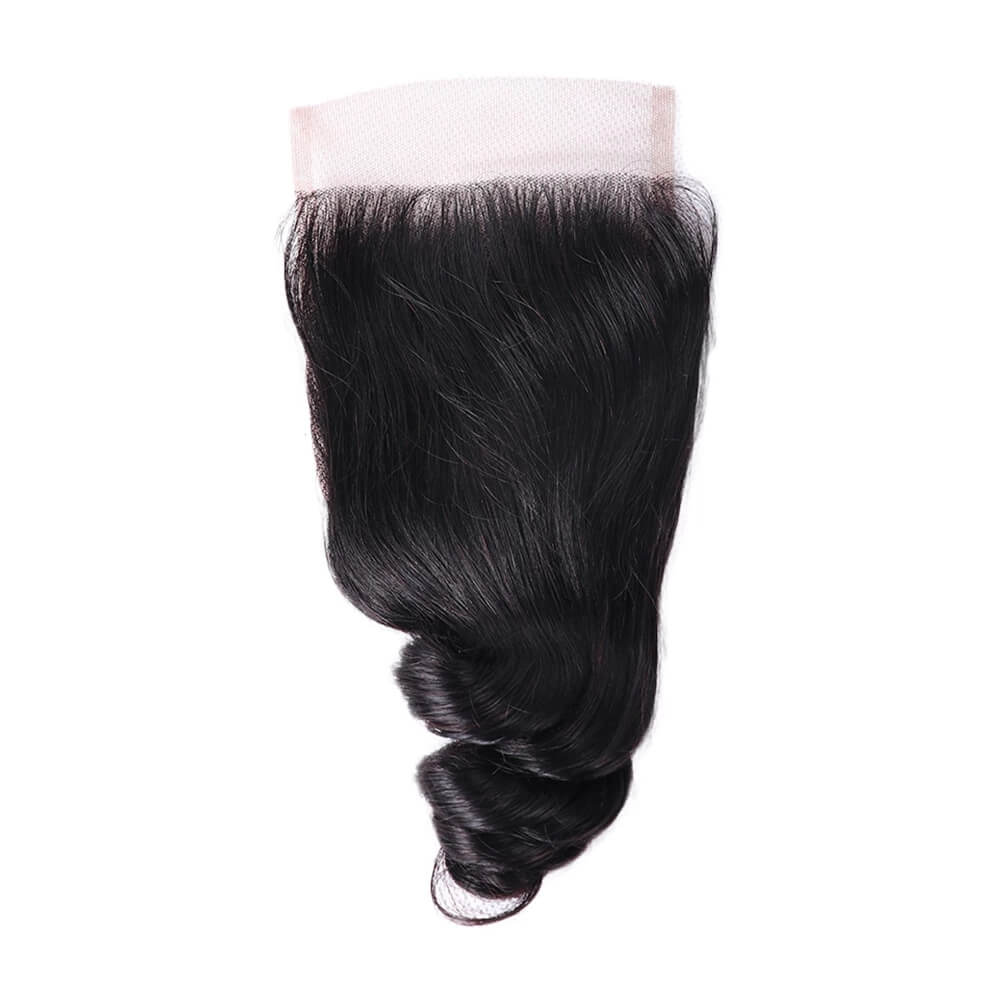 Loose Wave 5*5 Transparent Lace Closure 100% Remi Human Hair - Amanda Hair