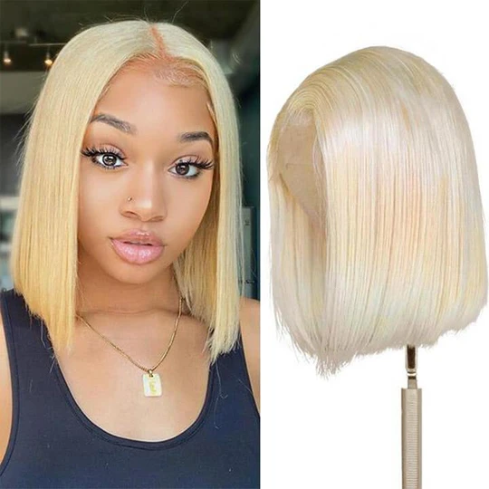 Flash Sale: Buy Deep Wave 13*6 Deep Parting HD Lace Wig, Get T Part 613 Bob Wig For Free