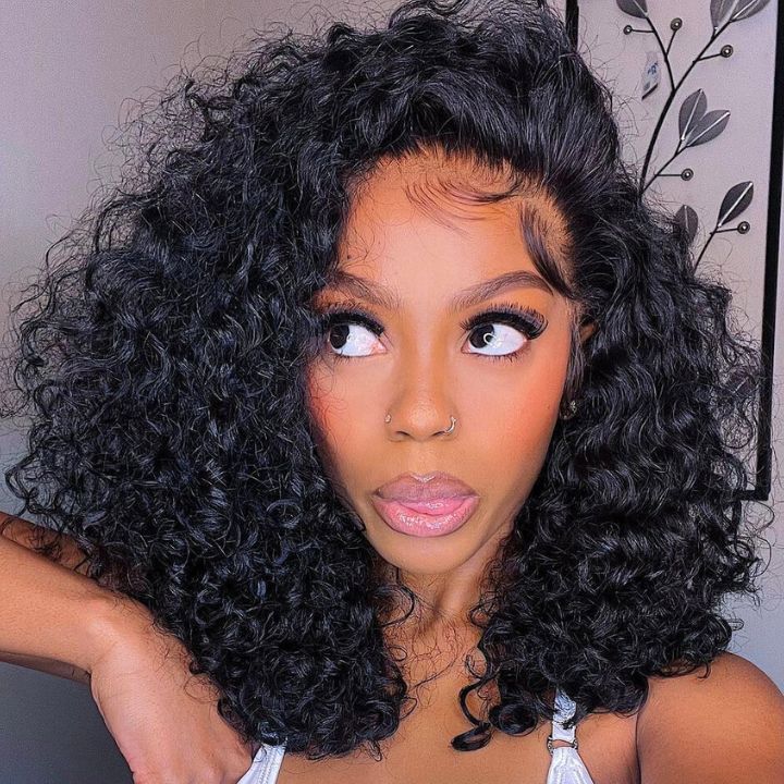Extra 60% OFF | Summer Wig Choice 13*4/4*4 Brazilian Curly Hair Bob Wigs-Flash Sale