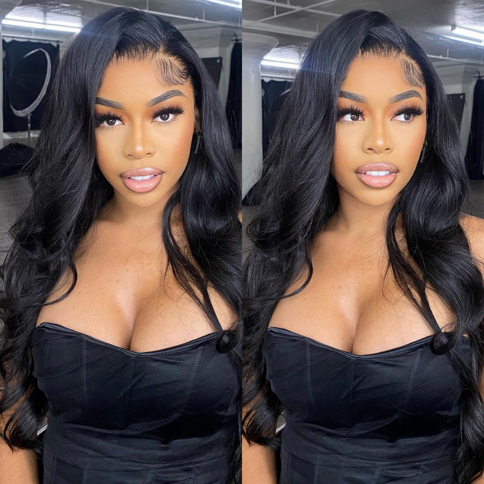 Body Wave Brazilian Hair 3 Bundles With 4*4 Lace Closure 9A Grade 100% Unprocessed Human Hair - Amanda Hair