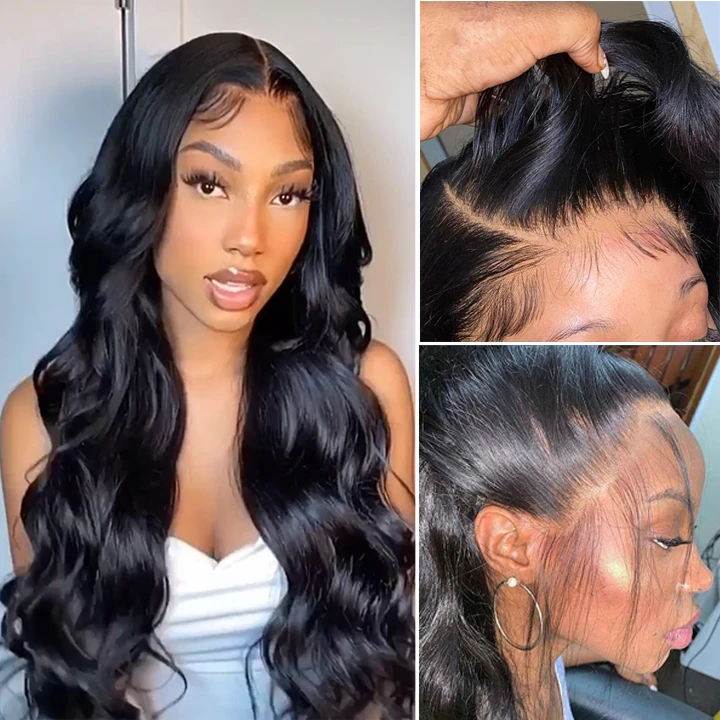 Flash Sale: Save $100, 48 Hour Only, Body Wave 13x4 Transparent Lace Frontal Wig Best Glueless HD Lace Wigs-Amanda Hair