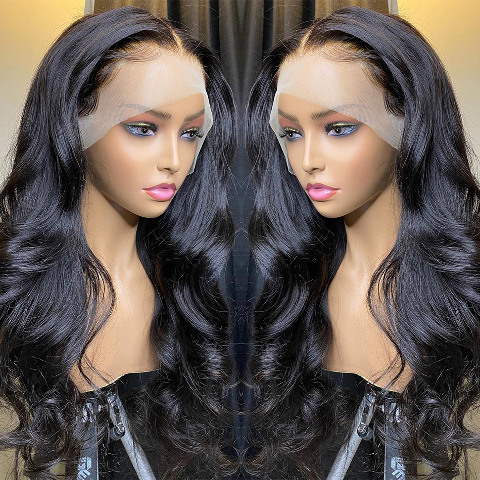 Weekend Flash Sale Body Wave Hair 13*4 HD Transparent Lace Front Wigs Body Wave Human Hair Glueless Frontal Wig For Women-Amanda Hair