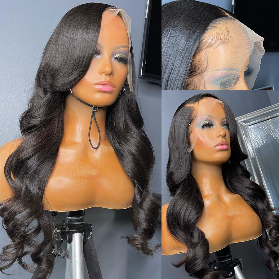 24H Fast Shipping 13*6 HD Lace Wigs Brazilian Body Wave Human Hair Lace Front Wigs-Amanda Hair