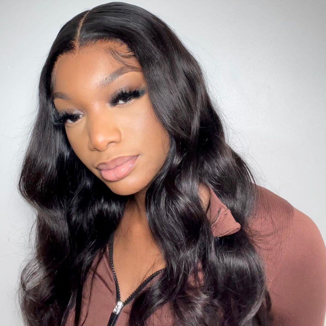 Amanda Hair Indian Body Wave 4 Bundles With 13*4 Lace Frontal 9A Grade 100% Unprocessed Human Hair
