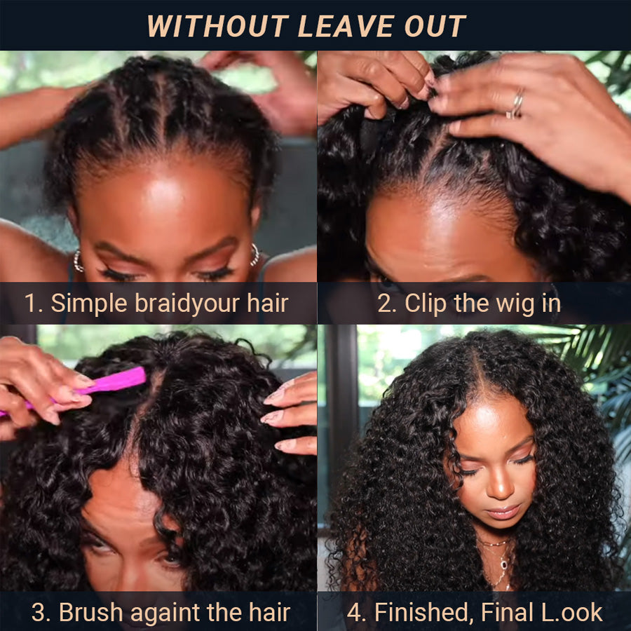 Flash Sale: Save $100, 48 Hour Only,  Part Curly Wig Beginner Friendly