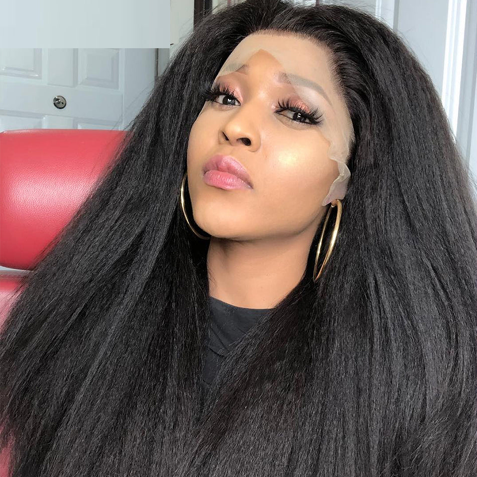 Kinky Straight Best Full Lace Wigs-Amanda Hair