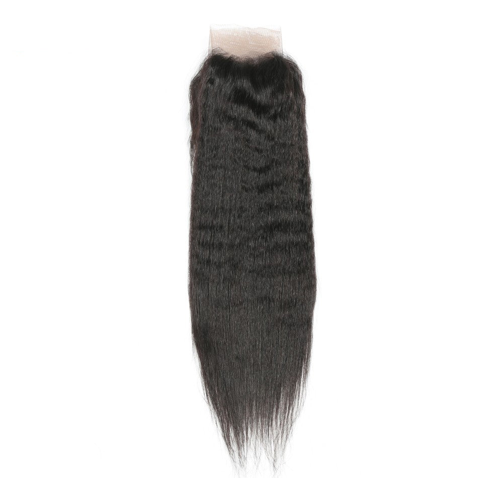 Amanda Kinky Straight 4*4 Lace Closure 100% Remi Human Hair