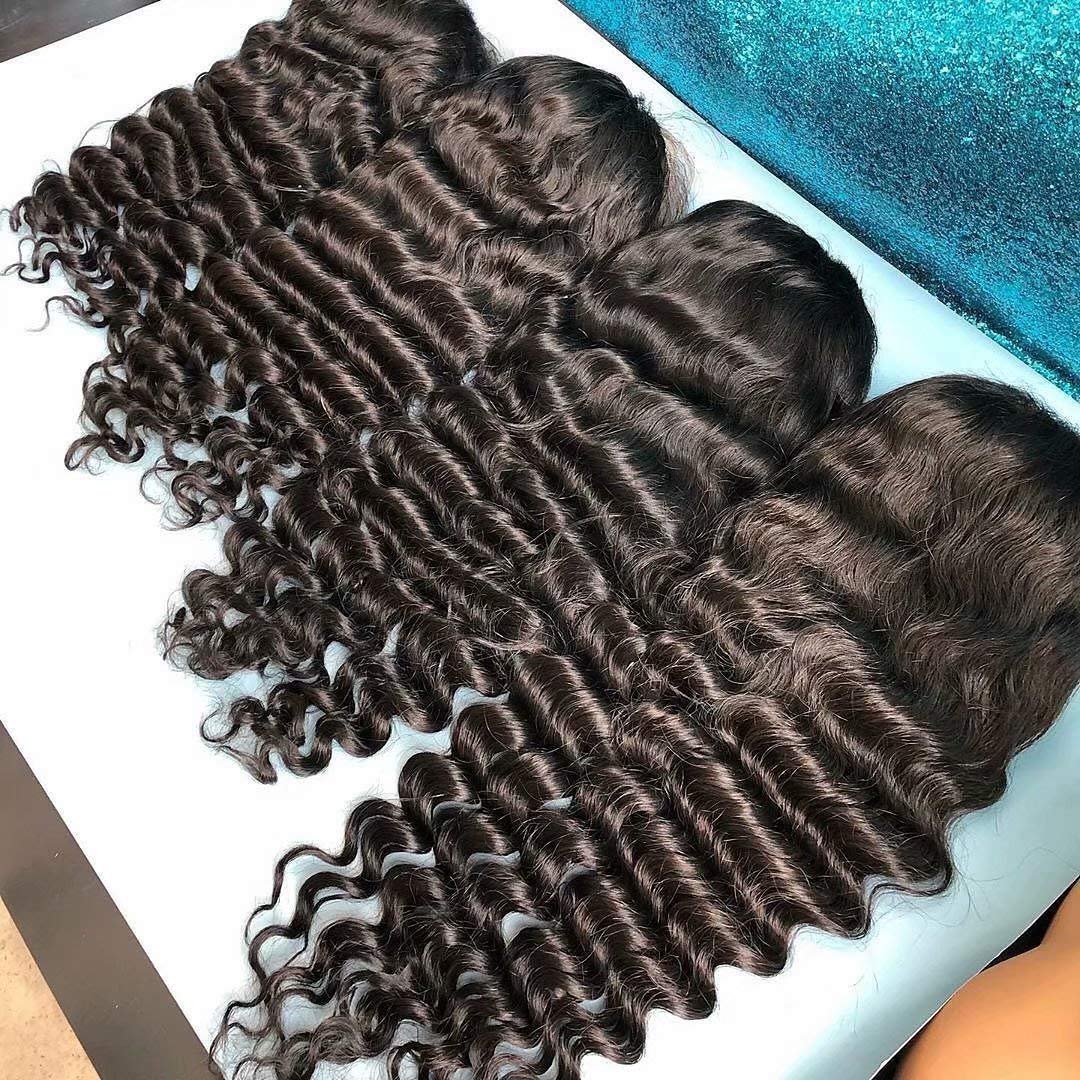 Long Loose Deep Wave 13x6 Undetectable Transparent Lace Best Human Hair Glueless Wigs Online - Amanda Hair
