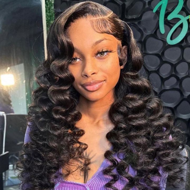 Flash Sale Buy 2 Get 1 Free Glueless Loose Wave 6x4.5 HD Transaparent Lace Wig Virgin Human Hair Pre Plucked Hairline - Amanda Hair