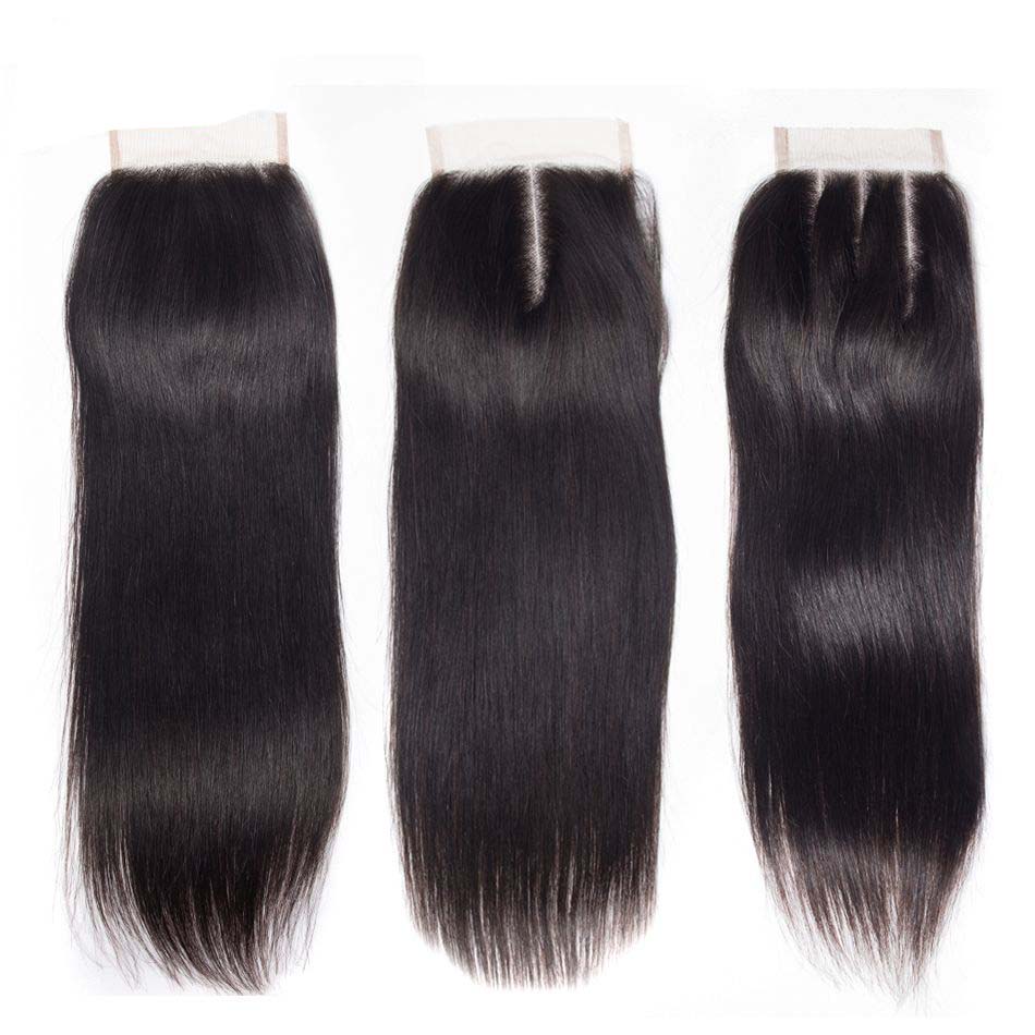 Straight 5*5 Transparent Undetectable Lace Closure Invisible Knots Human Hair 100% Remi Human Hair - Amanda Hair