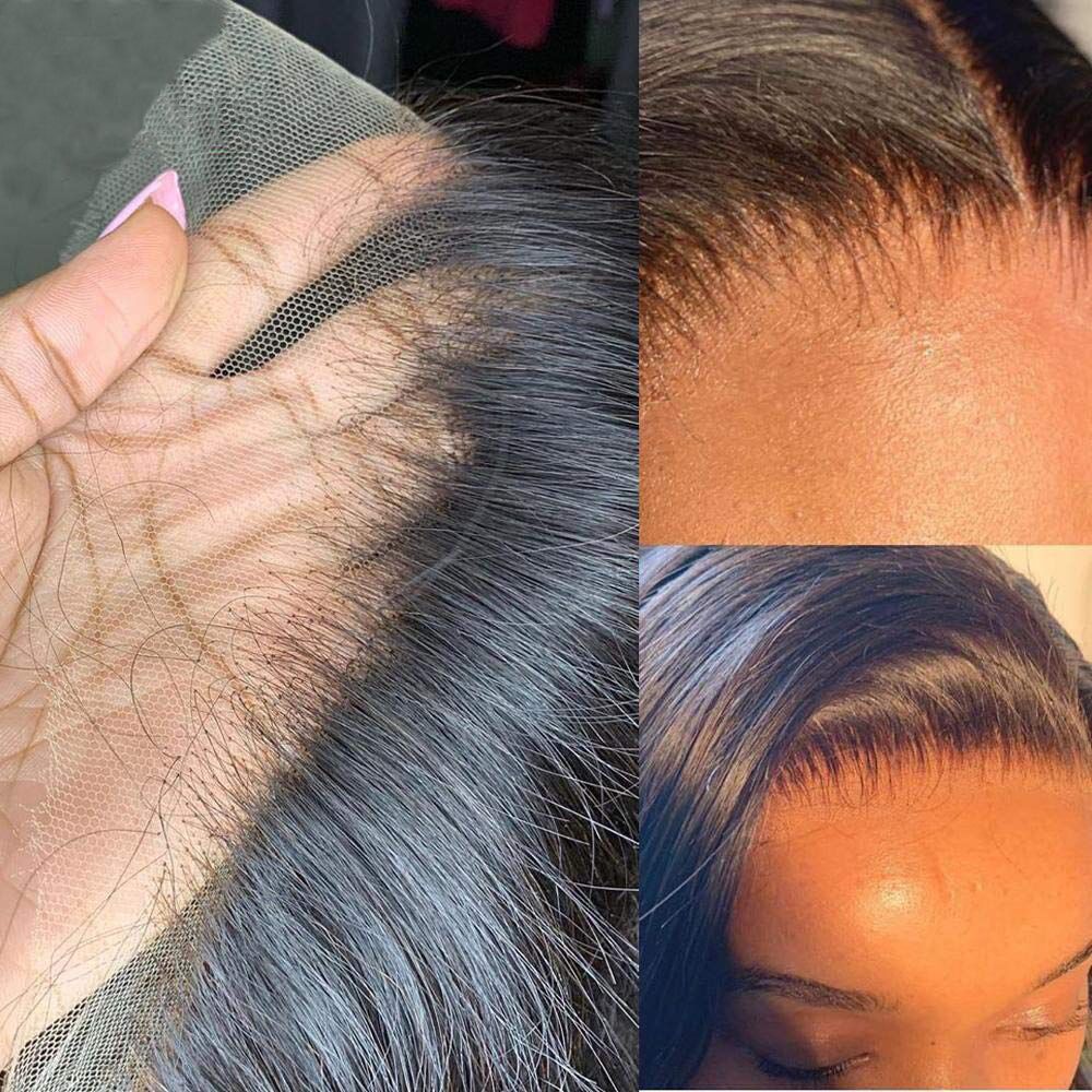13*6 Transparent HD Lace Frontal Wigs Straight Hair Lace Front Wigs 180% Density-Amanda Hair