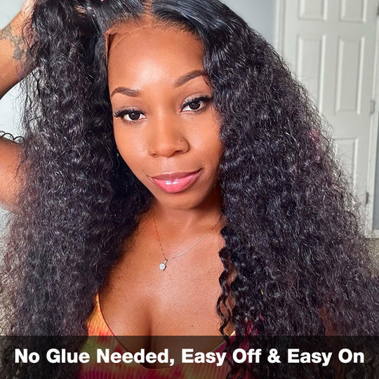 24H Fast Shipping Long Curly Hair 13*4 HD Lace Frontal Wig Thick Curly Hair Glueless Wigs Stock Limited -Amanda Hair