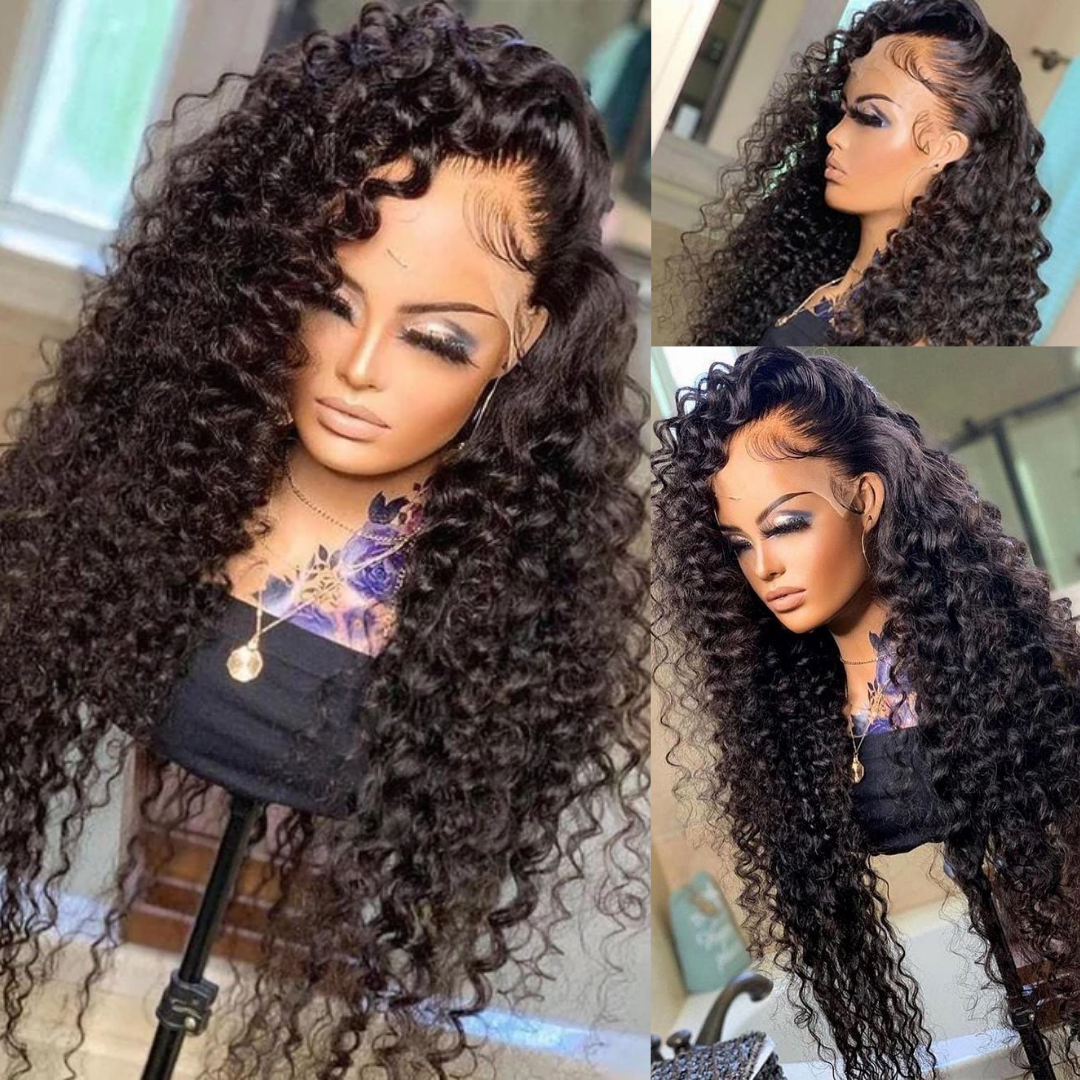 Wand Curl T Part Human Hair Wig-Clearance Flash Sale